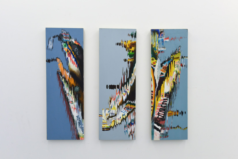 Utopie, 2017 (150 x 45 cm x 3)